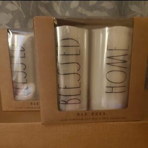 Rae Dunn flameless candles